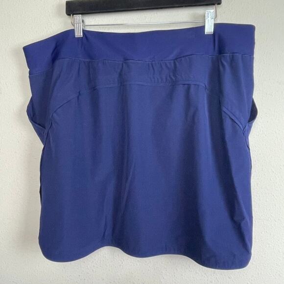 Lands' End Women's Shorts Blue Plus Size 24W Quick Dry Board Swim Cover-up - Picture 4 of 6